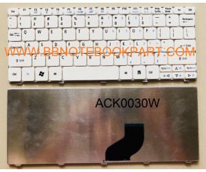 Acer Keyboard คีย์บอร์ด Aspire one 521 / D255  